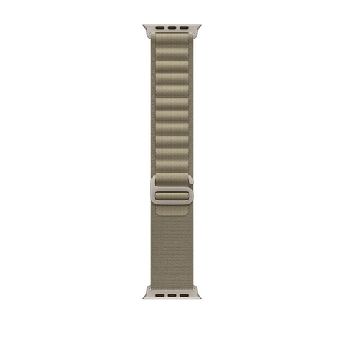 Apple MT5T3ZM/A Intelligentes tragbares Accessoire Band Olive Recyceltes Polyester, Spandex, Titan (Olive)