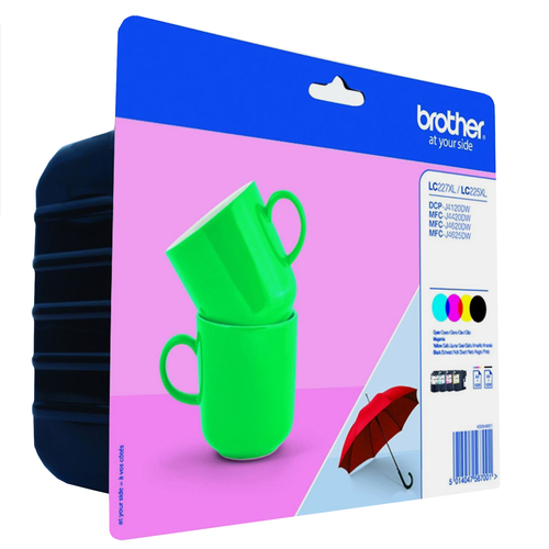 Brother LC-227XLVALBP Druckerpatrone 4 St&uuml;ck(e) Original Schwarz, Cyan, Magenta, Gelb