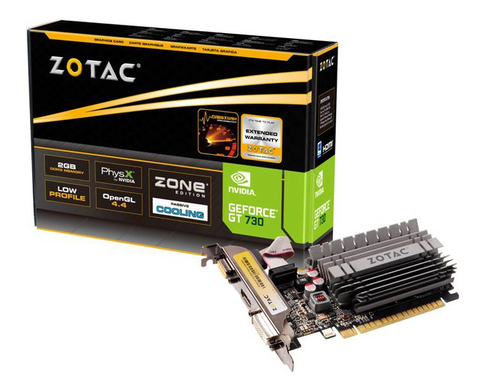 Zotac GeForce GT 730 2GB NVIDIA GeForce GT 730 2GB