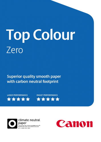 Canon Top Colour Zero FSC Druckerpapier A4 (210x297 mm) 500 Blätter Weiß (Weiß)