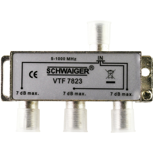 Schwaiger VTF7823 531 Kabelsplitter Silber