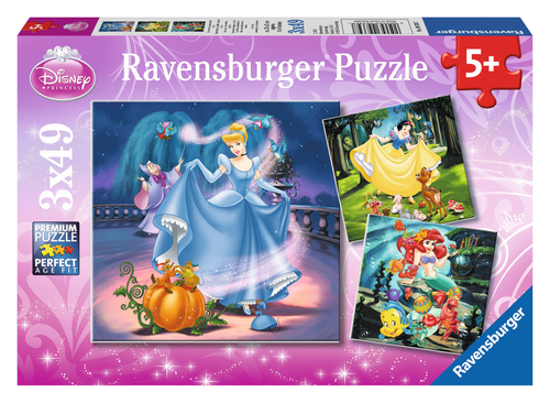Ravensburger Schneewittchen, Aschenputtel, Arielle