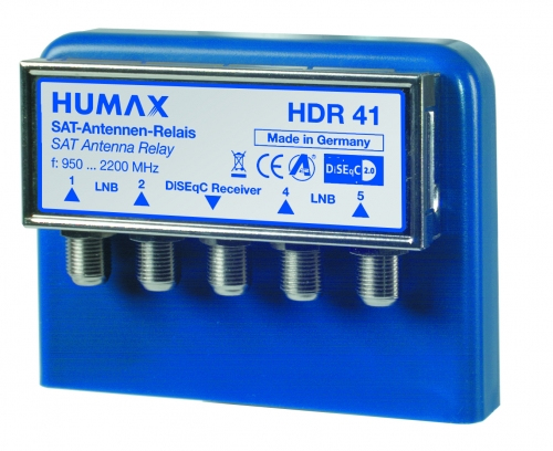 Humax HDR 4x1 WSG Satblock-Verteilung 4 Eingänge 1 Ausgänge