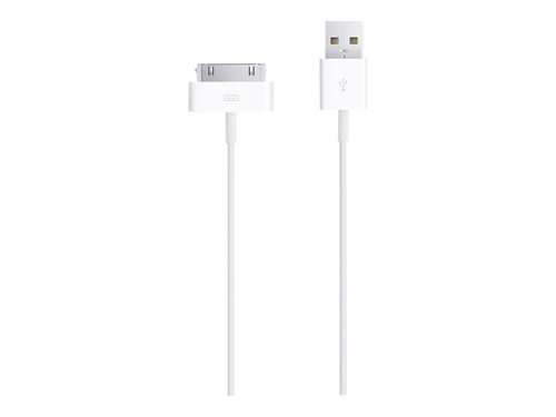 Apple 30-pin - USB2.0 Handykabel Weiß USB A Apple 30-pin