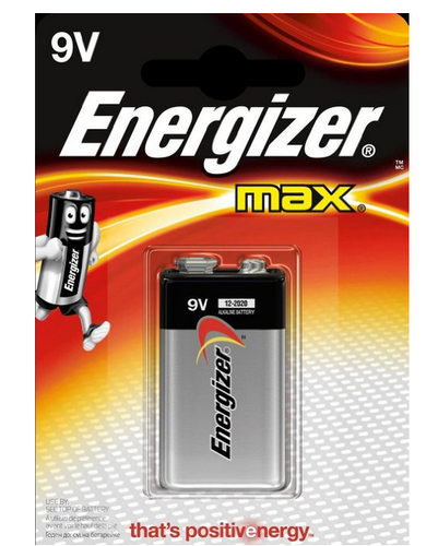 Energizer E300115900 Alkali 9V nicht wiederaufladbare Batterie