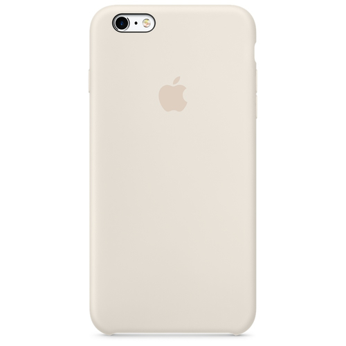 Apple iPhone 6s Plus Silikon Case – Altweiß (Elfenbein)
