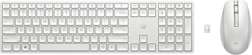 HP 650 Wireless-Tastatur und -Maus (Weiß)