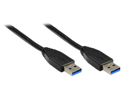 Alcasa USB 3.0 1.8m 1.8m USB A USB A Schwarz USB Kabel