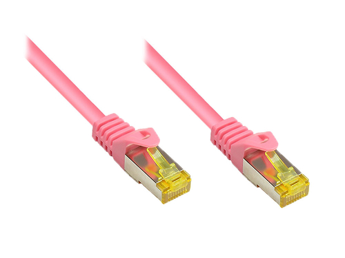 Alcasa 1.5m Cat7 RJ-45 1.5m Cat7 S/FTP (S-STP) Magenta Netzwerkkabel