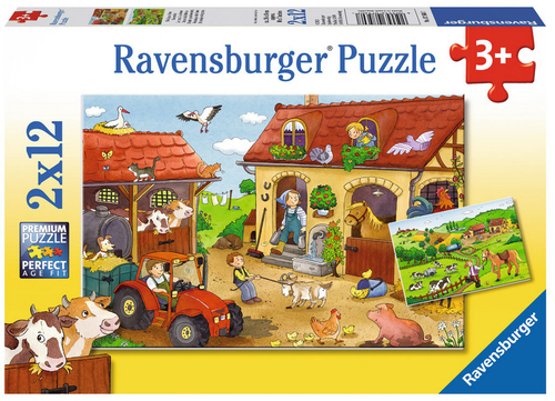 Ravensburger Drukte op de boerderij