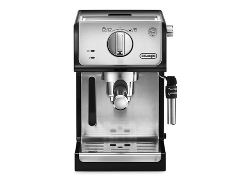 DeLonghi ECP 35.31 Freistehend Halbautomatisch Espressomaschine 1.1l 2Tassen Schwarz, Metallisch Kaffeemaschine (Schwarz, Metallisch)