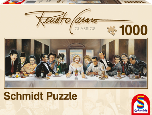 Schmidt Spiele Panoramapuzzle, Dinner der Berühmten