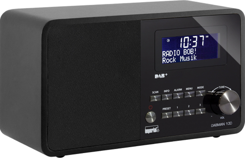 DigitalBox DABMAN 100 Tragbar Digital Schwarz Radio