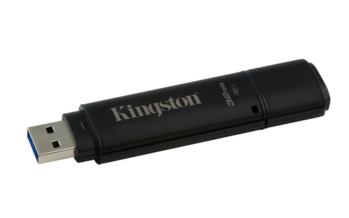 Kingston Technology DataTraveler 4000G2 with Management 32GB 32GB USB 3.0 Schwarz USB-Stick