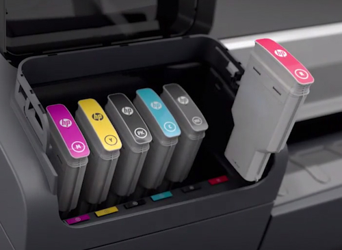 HP 745 130-ml Photo Black DesignJet Ink Cartridge 130ml Foto schwarz