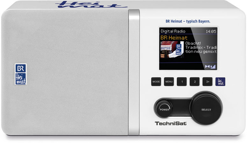 TechniSat 300 BR Tragbar Analog & Digital Grau, Weiß