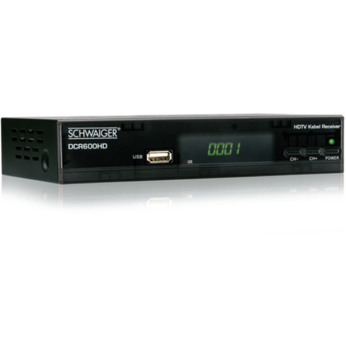Schwaiger DCR600HD TV-Set-Top-Box (Schwarz)