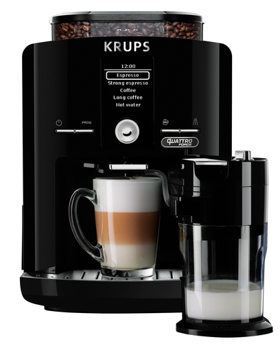 Krups EA82F8 Freistehend Vollautomatisch Espressomaschine 1.7l 9Tassen Schwarz Kaffeemaschine