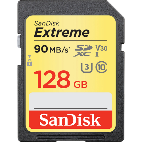 Sandisk Extreme, 128 GB 128GB SDXC UHS-I Klasse 10 Speicherkarte