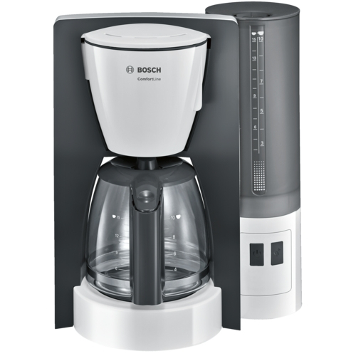 Bosch TKA6A041 Kaffeemaschine Filterkaffeemaschine (Grau, Weiß)