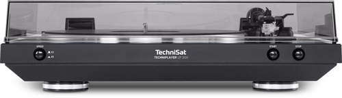 TechniSat TechniPlayer LP 200 Audio-Plattenspieler mit Riemenantrieb Schwarz, Silber