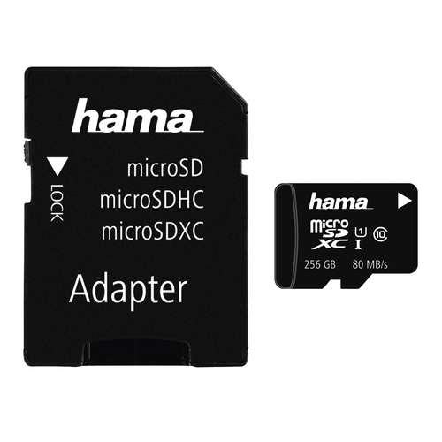 Hama 256GB MicroSDXC UHS-I Speicherkarte Klasse 10