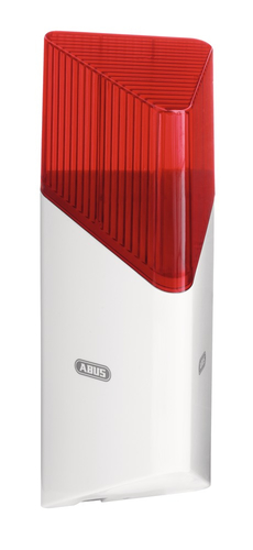 ABUS FUSG35000A Wireless siren Innen/Außen Rot, Weiß Sirene