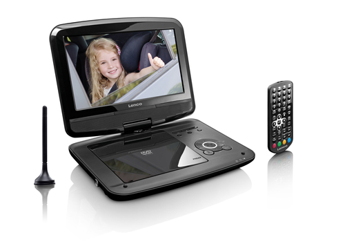 Lenco DVP-9413 Portable DVD player Cabrio 9Zoll Schwarz Tragbarer DVD-/Blu-Ray-Player