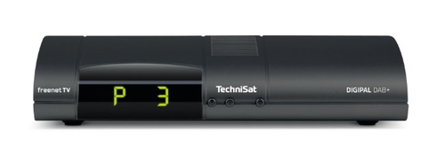 TechniSat DIGIPAL DAB+ Ethernet (RJ-45), Terrestrisch Full-HD Anthrazit TV Set-Top-Box (Anthrazit)