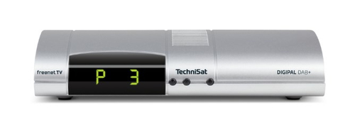 TechniSat DIGIPAL DAB+ Terrestrisch Full-HD Silber TV Set-Top-Box (Silber)