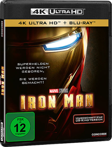 CONCORDE Iron Man Blu-ray 2D Deutsch, Englisch
