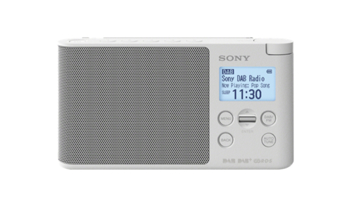 Sony XDR-S41D Tragbar Digital Weiß Radio (Weiß)