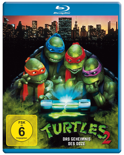 Alive AG Turtles 2 - Das Geheimnis des Ooze Blu-ray Deutsch, Englisch