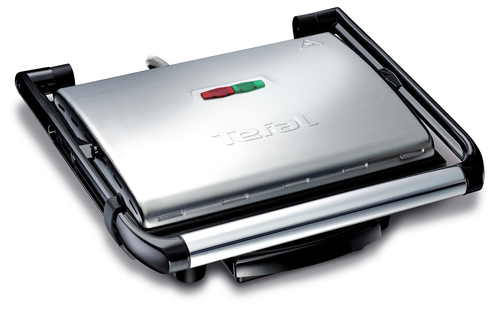Tefal Inicio GC241D Kontaktgrill Tisch Elektro 2000W Schwarz, Silber Barbecue & Grill