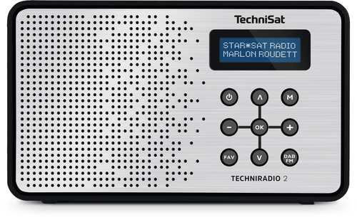 TechniSat TECHNIRADIO 2 Tragbar Analog & digital Schwarz, Silber Radio