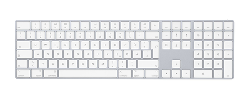 Apple MQ052D/A Tastatur Bluetooth QWERTZ Deutsch Weiß (Weiß)