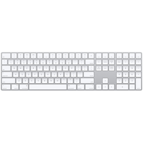 Apple MQ052LB/A Tastatur Bluetooth QWERTY US Englisch Weiß (Weiß)