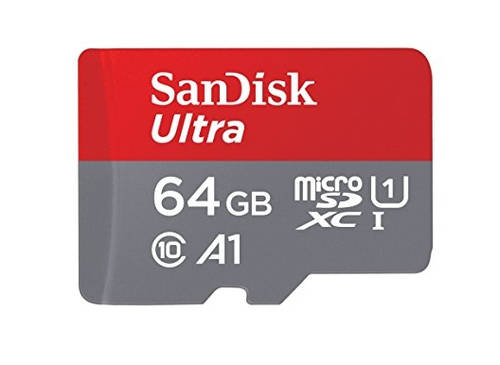 Sandisk 64GB Ultra A1 microSDXC 64GB MicroSDXC Klasse 10 Speicherkarte