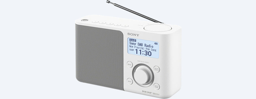 Sony XDR-S61D Persönlich Weiß Radio
