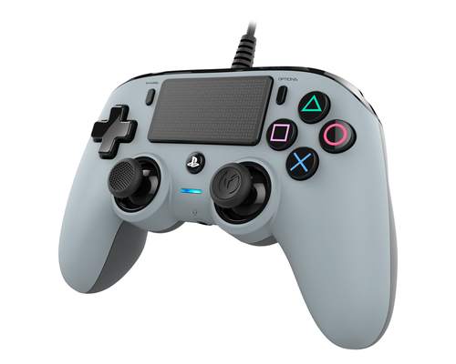 NACON PS4OFCPADGREY Gaming-Controller Grau Gamepad Analog / Digital PlayStation 4 (Grau)
