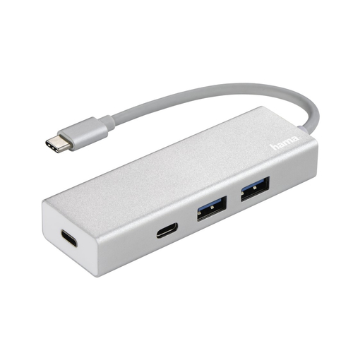 Hama Aluminium USB 3.2 Gen 2 (3.1 Gen 2) Type-C 5000 Mbit/s Silber