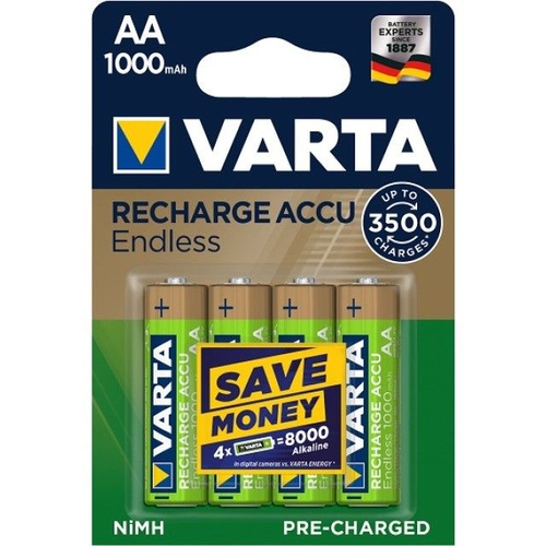 Varta Endless AA 1000mAh Wiederaufladbarer Akku Nickel-Metallhydrid (NiMH)