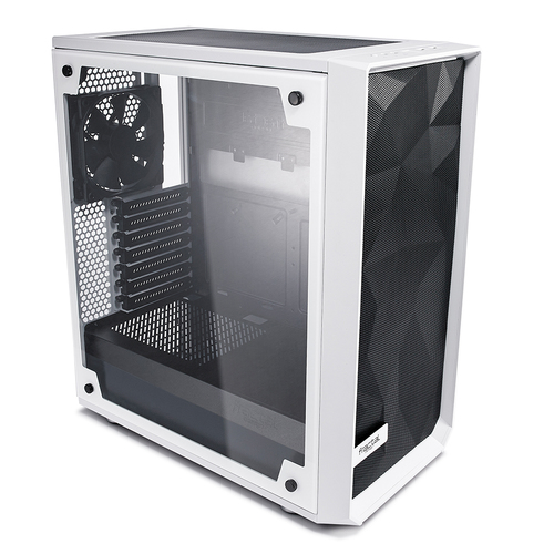 Fractal Design Meshify C - TG Midi Tower Transparent, Wei&szlig;