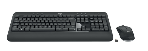 Logitech MK540 ADVANCED Wireless Keyboard and Mouse Combo Tastatur USB QWERTY Spanisch Schwarz, Wei&szlig;