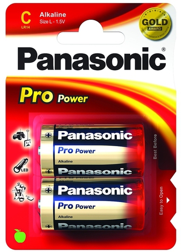 Panasonic 1x2 LR14PPG (Blau, Gold, Rot)