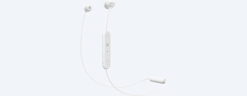 Sony WI-C300 Kopfhörer Kabellos im Ohr Anrufe/Musik Mikro-USB Bluetooth Weiß (Weiß)