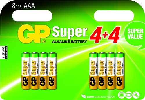 GP Batteries Super Alkaline AAA Einwegbatterie Alkali