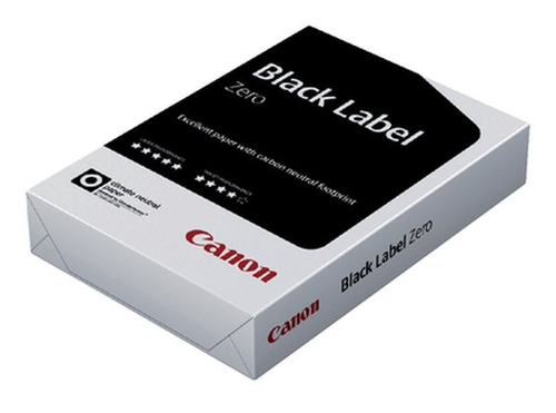 Canon Black Label Zero FSC Druckerpapier A4 (210x297 mm) 500 Blätter Weiß (Weiß)