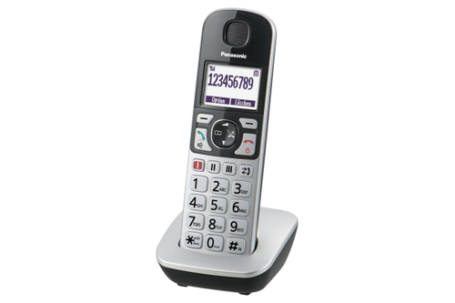 Panasonic KX-TGQ500GS IP-Telefon Silber 4 Zeilen LCD