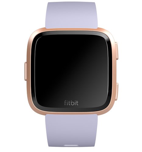 Fitbit Versa 1.34Zoll LCD GPS Rose gold Smartwatch (Violett, Rose gold)
